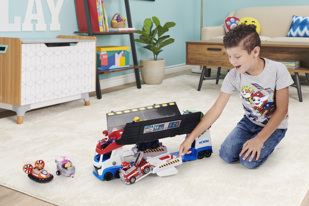 Psi Patrol Wielki Patrolowiec 2.0 Ciężarówka + Quad Rydera + Zestaw 6 Figurek