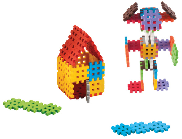 Klocki konstrukcyjne Mini Waffle 70 elementów Marioinex