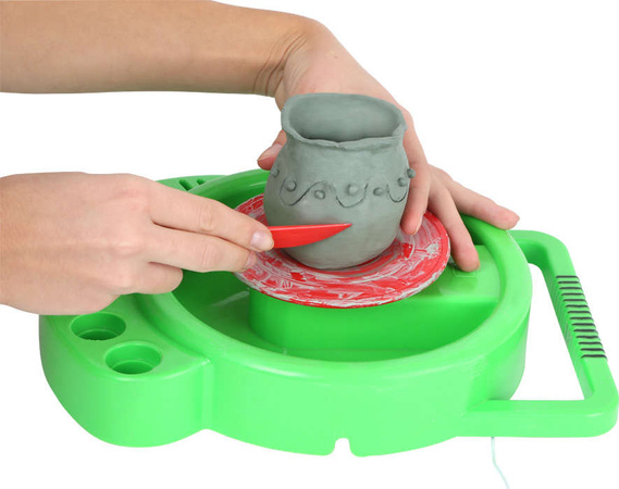 Zestaw artystyczny koło garncarskie do tworzenia wazonów