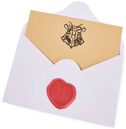 OUTLET Harry Potter Hedwiga Interaktywna biała sowa z listem + akcesoria Dźwięk 23 cm 5+ WADLIWA