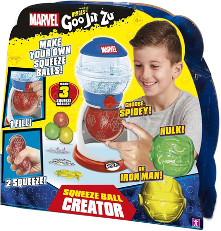 Zestaw kreatywny Marvel Heroes of Goo Jit Zu Squeeze Ball Creator