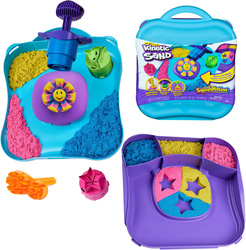 Piasek Kinetyczny plastyczny Kinetic Sand Ruchome formy zestaw Walizka 3 piaski + akcesoria