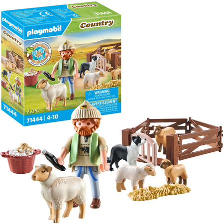 Playmobil Country Zestaw Owczarz z owcami 22 elementy
