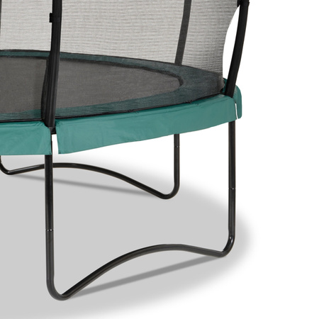 Trampolina ogrodowa z siatką zabezpieczającą Allure Classic 427 cm zielona