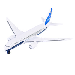 Metalowy Samolot Pasażerski Boeing 787-9 Biały pojazd Lotniczy 10 cm