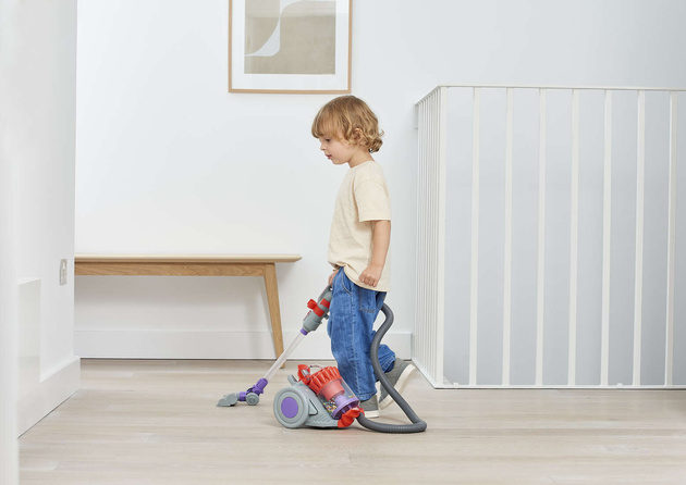 Odkurzacz Dyson dla dzieci Interaktywny z funkcją ssania dżwięk zabawkowy Casdon Little Helper
