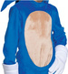 OUTLET Strój karnawałowy Sonic dla chłopca dziewczynki Jeż Kostium Przebranie 125-135 cm (7-8 lat) POWYSTAWOWY