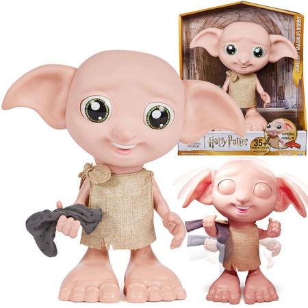 OUTLET Harry Potter interaktywna figurka mówiący Zgredek Domowy Skrzat 22 cm dźwięk USZKODZONE OPAKOWANIE 