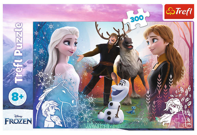 OUTLET Puzzle Disney Frozen Magiczny czas Trefl 300 elementów USZKODZONE OPAKOWANIE