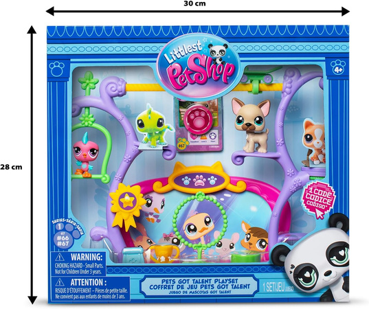 Zestaw Littlest Pet Shop Pets Got Talent figurki + akcesoria