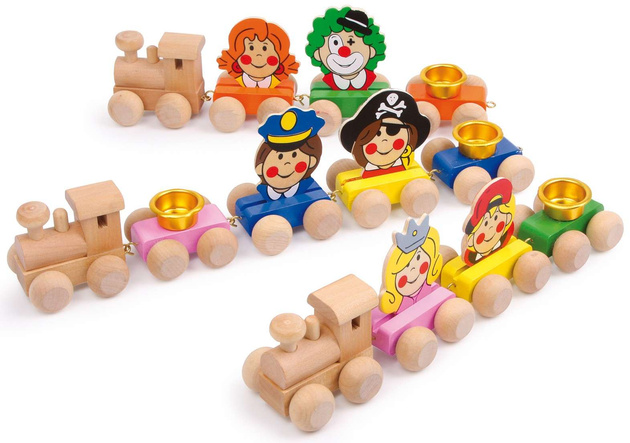 Small Foot Urodzinowy Pociąg Twarze