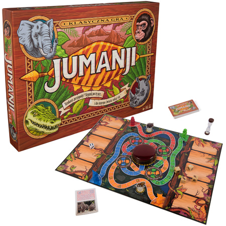 OUTLET Jumanji Gra planszowa filmowa przygodowa towarzyska rodzinna Spin Master WADLIWA