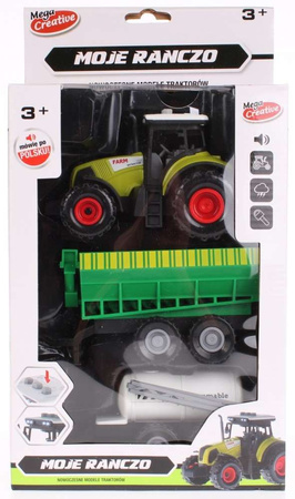 Zestaw Moje Ranczo traktor + naczepy