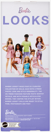 Barbie Lalka Kolekcjonerska w różowej sukience Signature Looks #24