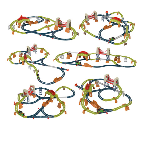 Tomek i Przyjaciele Zestaw Torów kolejka lokomotywa z napędem Piotruś Percy 6w1 42 elementy