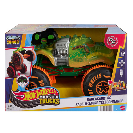 Hot Wheels Monster Trucks Rageasaur RC pojazd zdalnie sterowany dinozaur