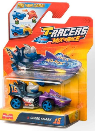 Zestaw 5 sztuk T-Racers Mix'N Race Samochodziki Wyścigowe autko mix