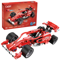 Klocki konstrukcyjne CaDA Samochód sportowy 23 cm Auto Wyścigówka Formula Racing 144 elementy