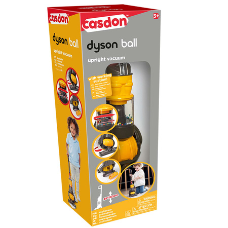 OUTLET Odkurzacz Bezprzewodowy Dyson Ball pionowy dla dzieci zabawkowy z funkcją ssania Casdon PRODUKT WADLIWY