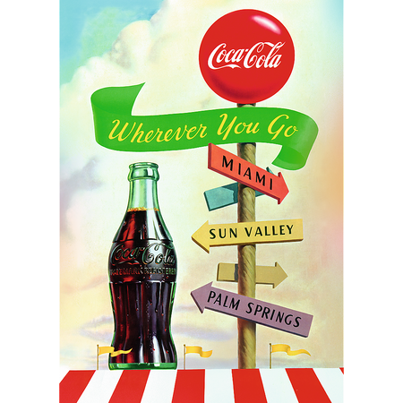 Trefl Puzzle 1000 elementów Coca-Cola Gdziekolwiek zmierzasz