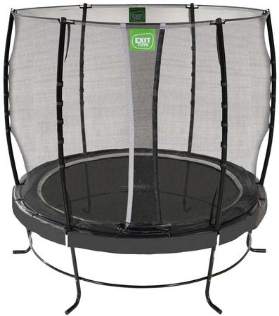 Trampolina ogrodowa z siatką zabezpieczającą Lotus Classic 253 cm czarna