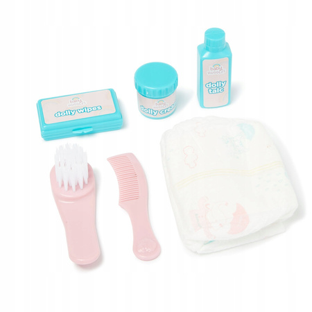 New Born Baby Magiczne Butelki Dla Lalki 2 Sztuki + Mata Do Przewijanie Pieluszki Akcesoria