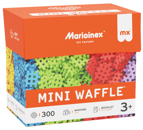 Klocki konstrukcyjne Mini Waffle zestaw 300 elementów Marioinex