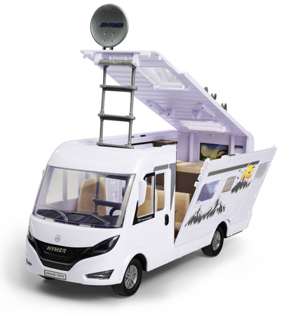 Duży zestaw Kamper wakacyjny pojazd z figurką i akcesoriami Hymer 30 cm