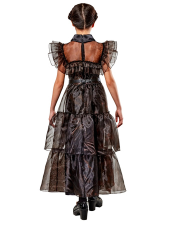 Strój karnawałowy Sukienka Wednesday Rave'n Dance kostium przebranie 134-140 cm (9-10 lat)