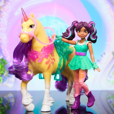 Unicorn Academy Akademia Jednorożców Zestaw Figurki Ava & Leaf dziewczyna i jednorożec + akcesoria