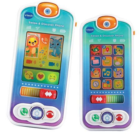 OUTLET Zabawkowy Interaktywny Smartfonik Małego Odkrywcy światło dźwięk polski Vtech PO ZWROCIE