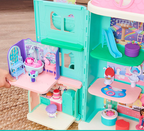 Koci Domek Gabi Duży Zestaw Interaktywny domek Purrfect Dollhouse + 6 pokoi i akcesoria