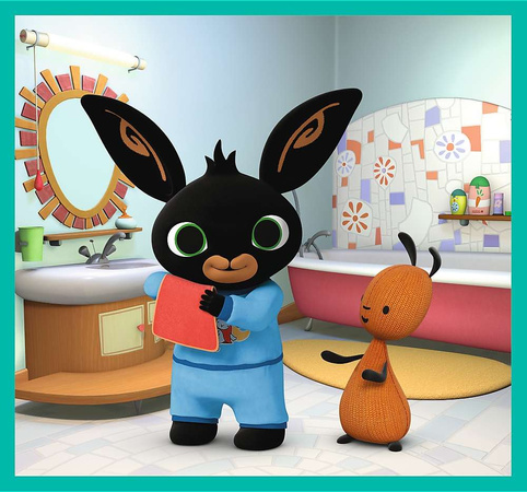 Puzzle 10w1 Co robi Króliczek Bing? 329 elementów Trefl