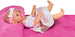 Zestaw Fotelik samochodowy dla lalek Casdon Baby Huggles + Lalka funkcyjna New Born Baby 43 cm