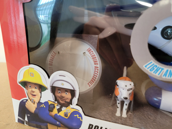 OUTLET Strażak Sam Helikopter policyjny Wallaby światło/dźwięk WYBRAKOWANY