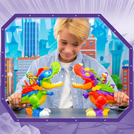 SuperThings V‑REX Superdino robot figurka złoczyńcy + akcesoria