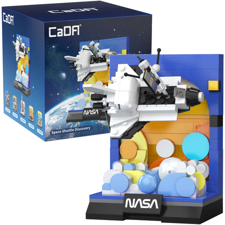 Klocki Konstrukcyjne CaDA NASA wystawa odkrywacz kosmiczny Space Shuttle Discovery 250 elementów