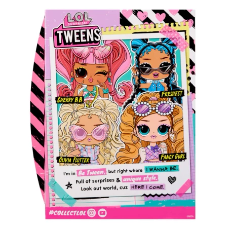 Mały Zestaw L.O.L Surprise! Tweens Lalka Kolekcjonerska Cherry B.B. 17 cm + 10 akcesoriów