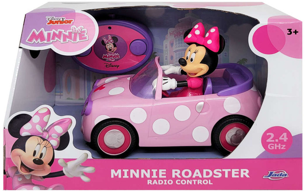 Disney Myszka Minnie Zdalnie sterowany różowy kabriolet RC