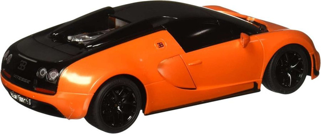 Zdalnie sterowane auto Bugatti Veyron 16.4 Grand Sport Vitesse RC pomarańczowy pojazd sportowy 1:18 Rastar