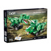 Klocki konstrukcyjne CaDA Zdalnie sterowana figurka Zielony Dinozaur T-Rex Tyranozaur RC Dual Mode 343 elementy