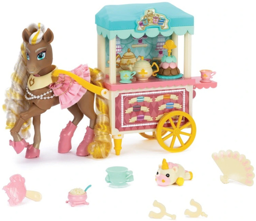 Wild Manes Zestaw Konik Figurka Cherie wózek z herbatką + akcesoria 21 elementów