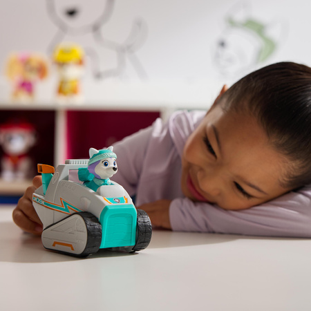 Psi Patrol Pojazd Everest skuter śnieżny i Skye Helikopter + 2 figurki Zestaw 2w1