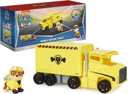 OUTLET Psi Patrol 2w1 Interaktywna Duża Ciężarówka Żółty pojazd X-Treme Truck + figurka piesek Rubble WADLIWY