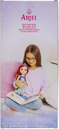 Disney Princess Duża Lalka Arielka Mała Syrenka 35 cm + Szczotka do Włosów