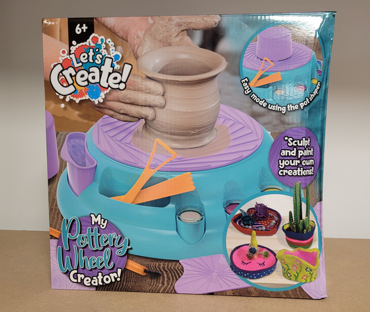 OUTLET Koło Garncarskie Dla Dzieci Zestaw do tworzenia ceramiki z kołem garncarskim USZKODZONE OPAKOWANIE