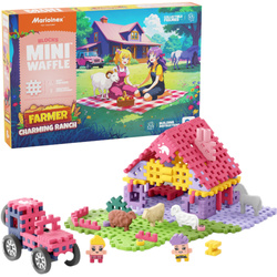 Klocki konstrukcyjne Mini Waffle Farmer Urocze Ranczo 112 elementów Marioinex
