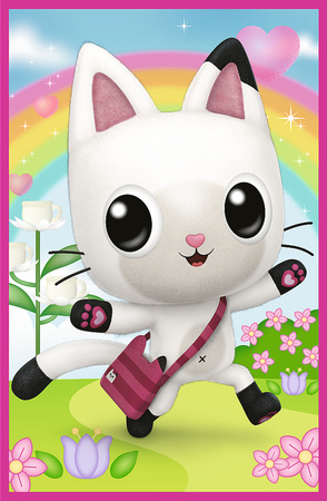 Puzzle Trefl 3 x 50 Koci Domek Gabi Poznajcie Gabi Gabby's Dollhouse