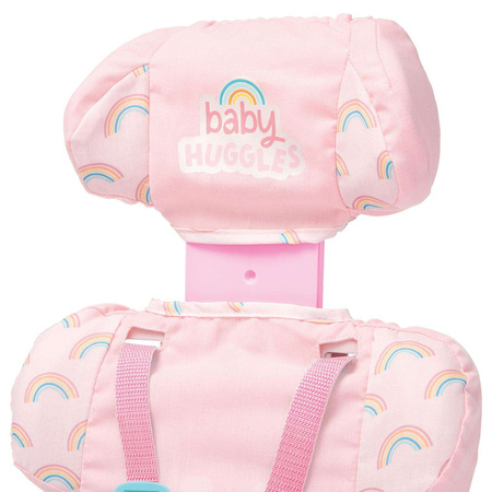 Lalka New Born Baby 35 Cm + Fotelik Samochodowy Z Pasami Baby Huggles Do 46 Cm Casdon