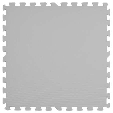 Mata piankowa podłogowa Humbi 120x180 Duże puzzle piankowe wodoodporne bezpieczne 6 szt. żółty, biały, szary